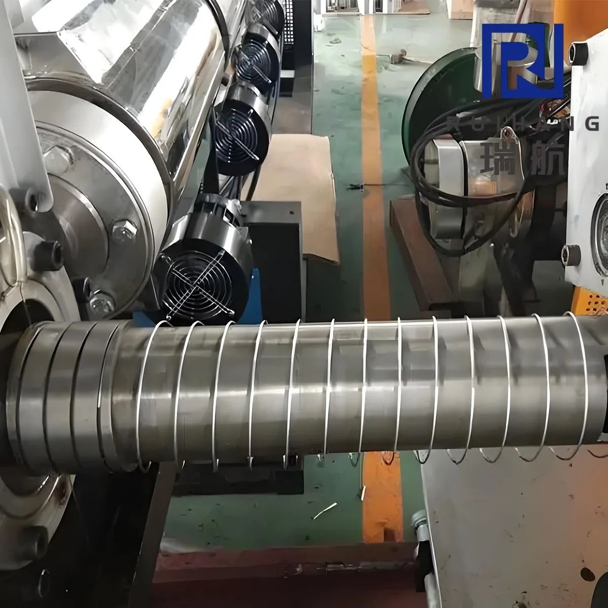 Экструзионные линии для производства шланги с армированной стальной проволокой из ПВХ