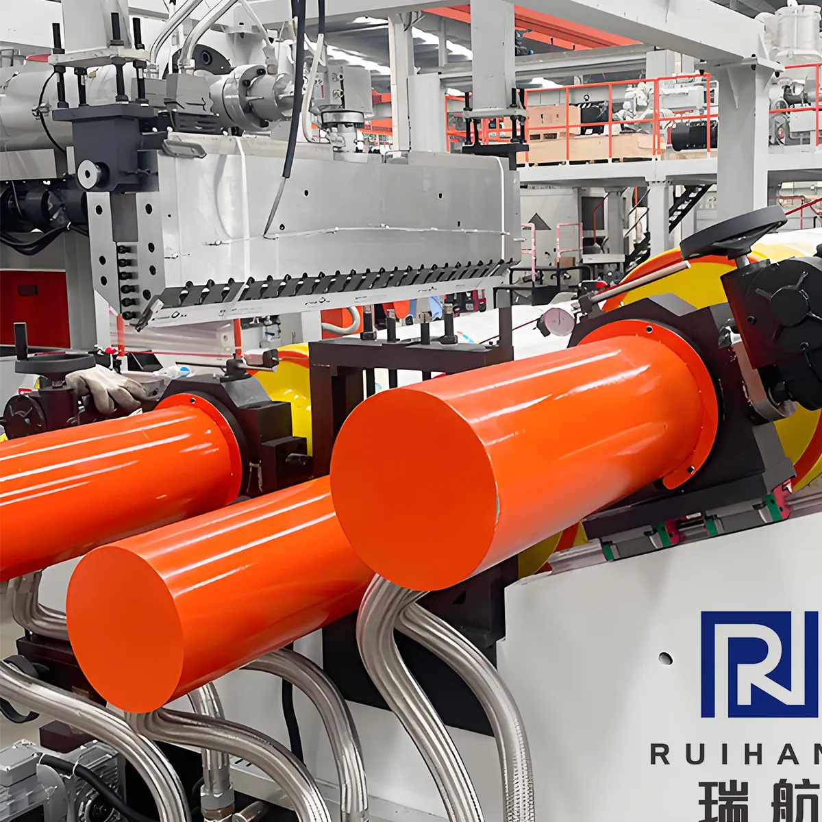 Экструзионная линия для прозрачных и жёстких ПВХ-пленок\листов