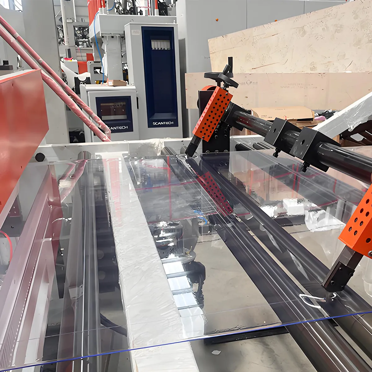 Экструзионная линия для прозрачных и жёстких ПВХ-пленок\листов