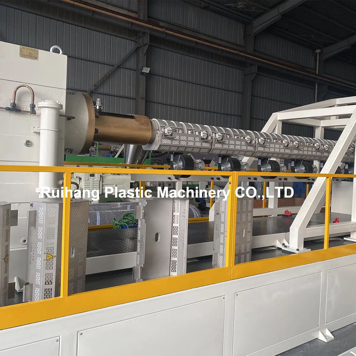 Экструзионная Линия для производства PE V-lock анкерных листов