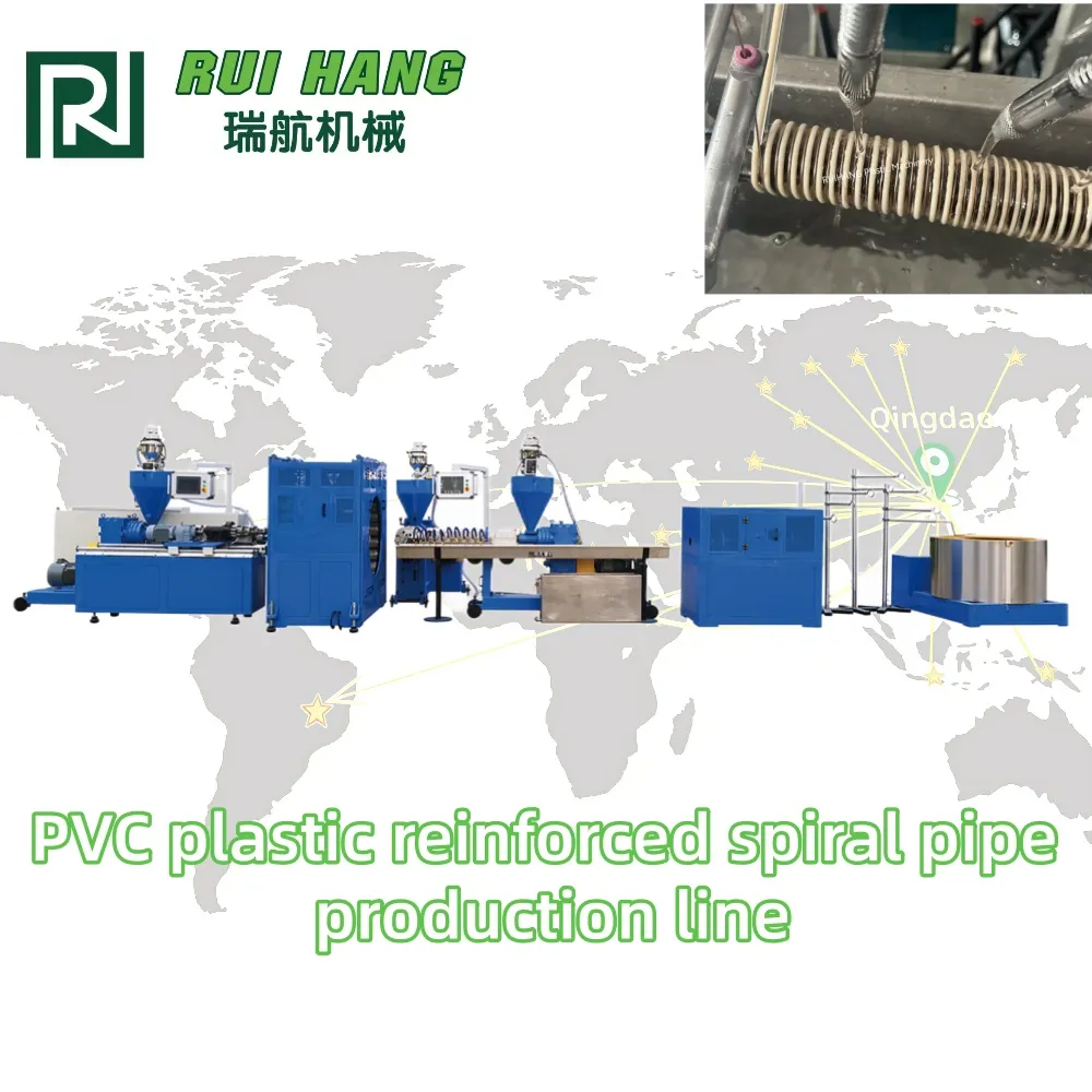 Экструзионные линии для производства ПВХ шлангов армированных спиральных из ПВХ