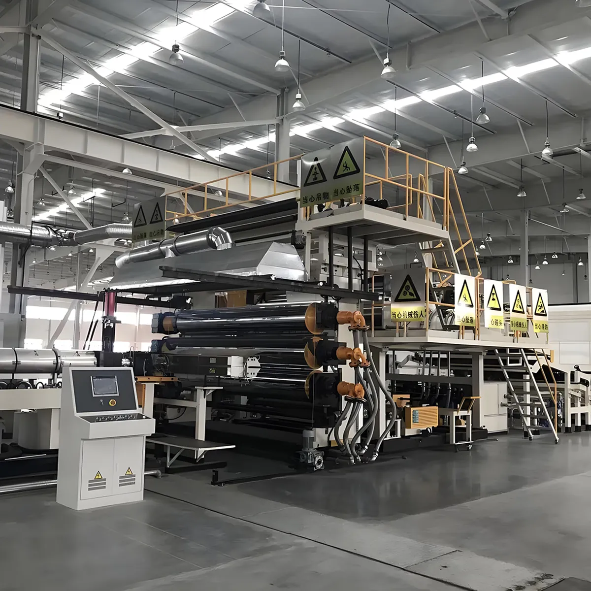 Экструзионная Линия по производству гидроизоляционной мембраны из HDPE