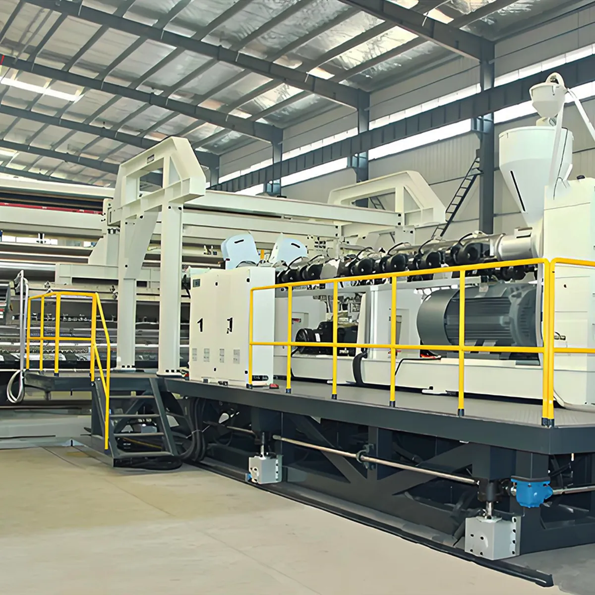 Экструзионная Линия по производству гидроизоляционной мембраны из HDPE