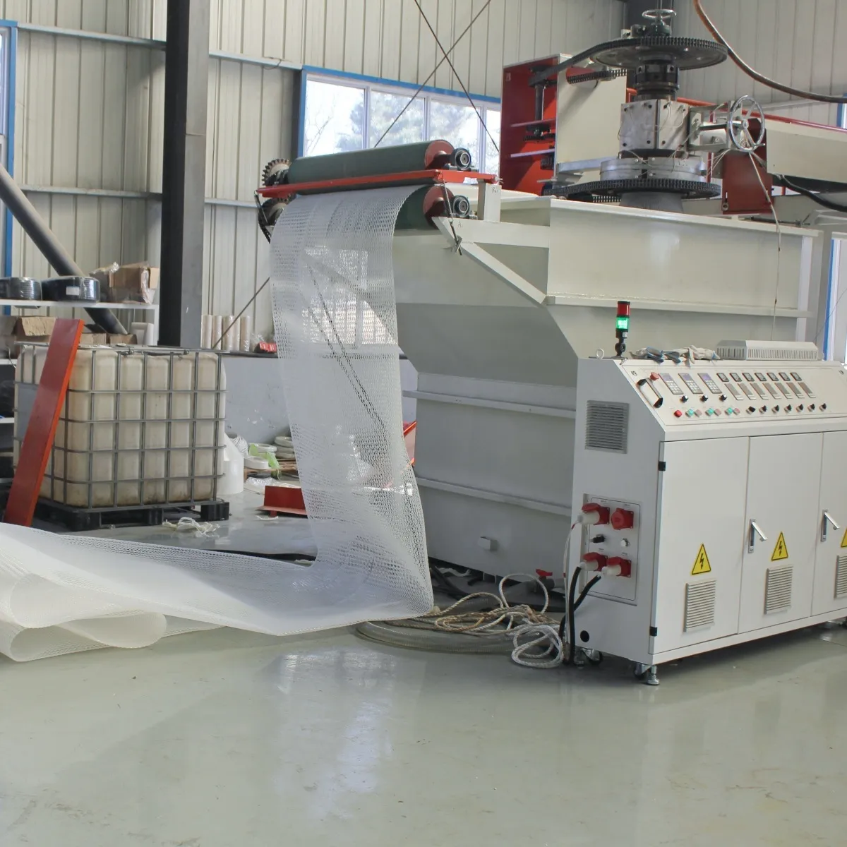 Экструзионная Линия для производства PE/HDPE геосетки/геокомпозита