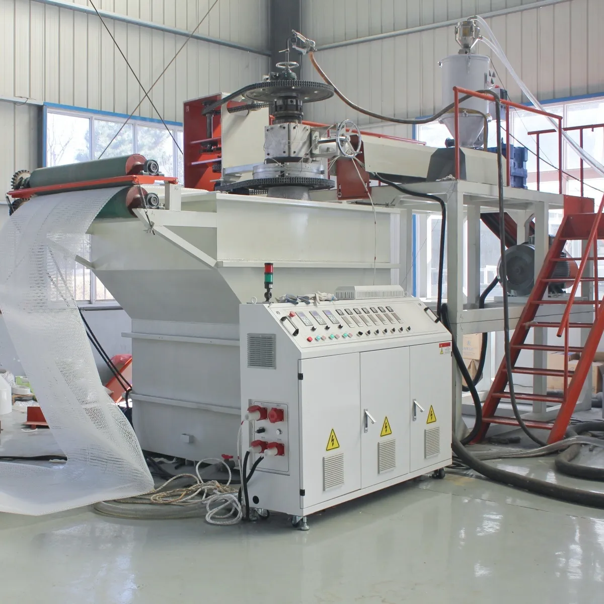 Экструзионная Линия для производства PE/HDPE геосетки/геокомпозита