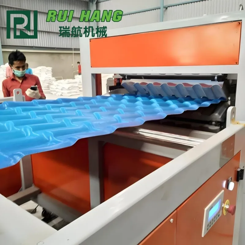 Линии по производству листа профилированного из ПВХ / ПК