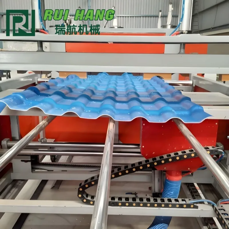 Линии по производству листа профилированного из ПВХ / ПК