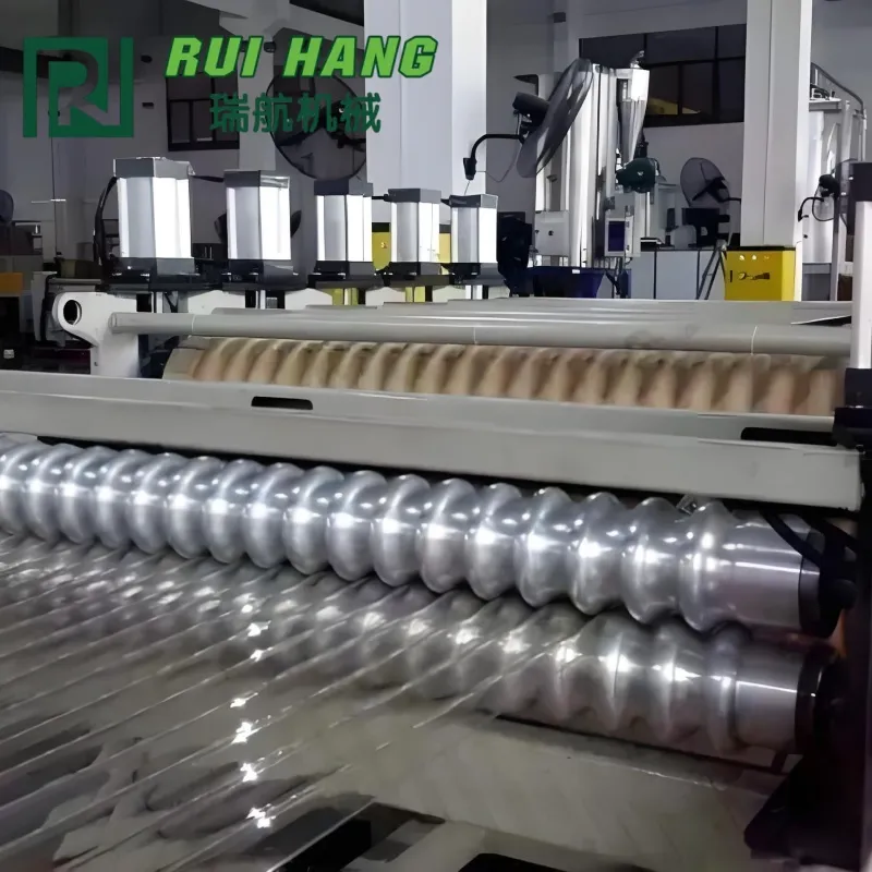 Линии по производству листа профилированного из ПВХ / ПК