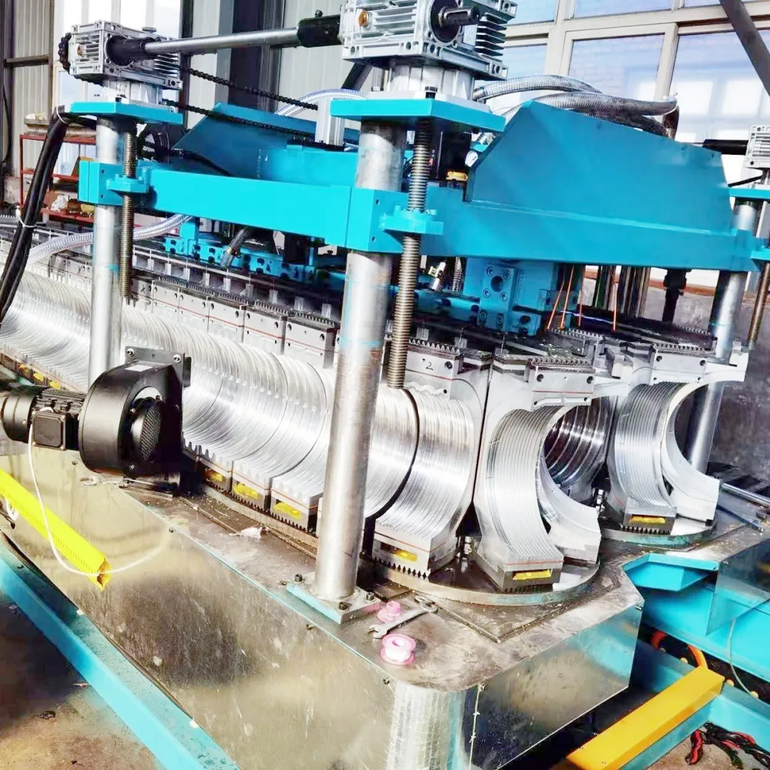 Экструзионные линии для производства двухстенных гофрированных труб из ПВХ, ПЭ, ПНД