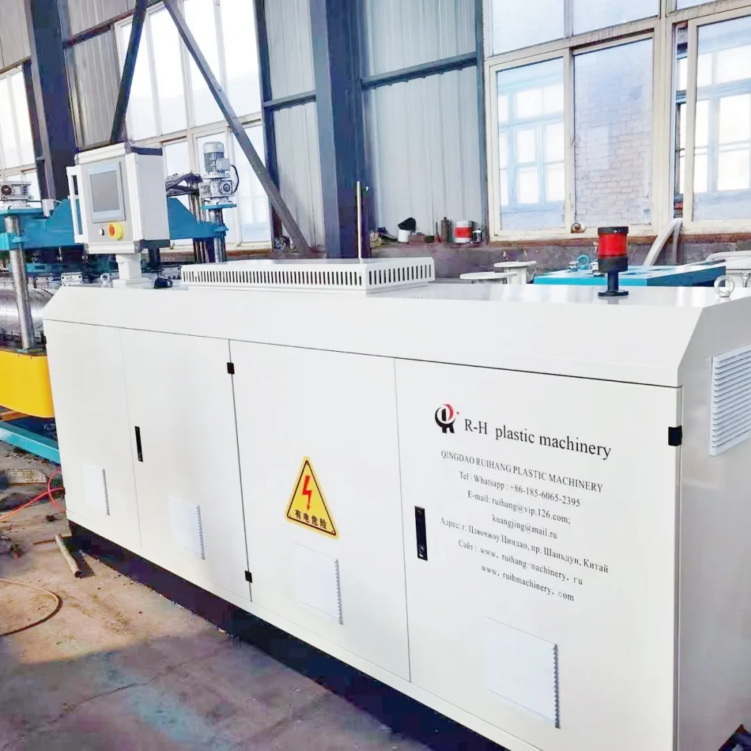 Экструзионные линии для производства двухстенных гофрированных труб из ПВХ, ПЭ, ПНД