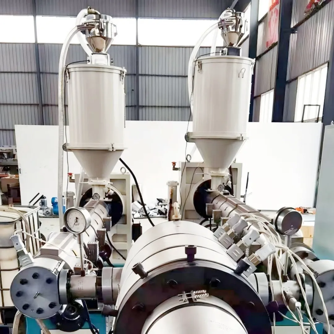 Экструзионные линии для производства двухстенных гофрированных труб из ПВХ, ПЭ, ПНД