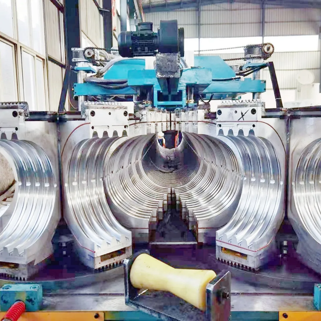 Экструзионные линии для производства двухстенных гофрированных труб из ПВХ, ПЭ, ПНД