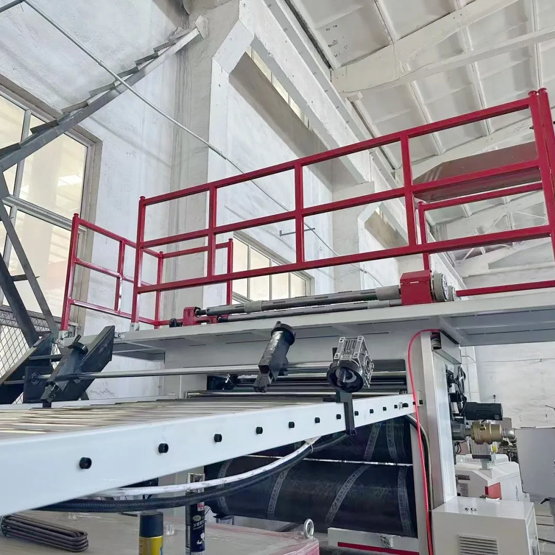 Экструзионная линия для производства линолеума – упругого  мраморного  ПВХ листа для пола