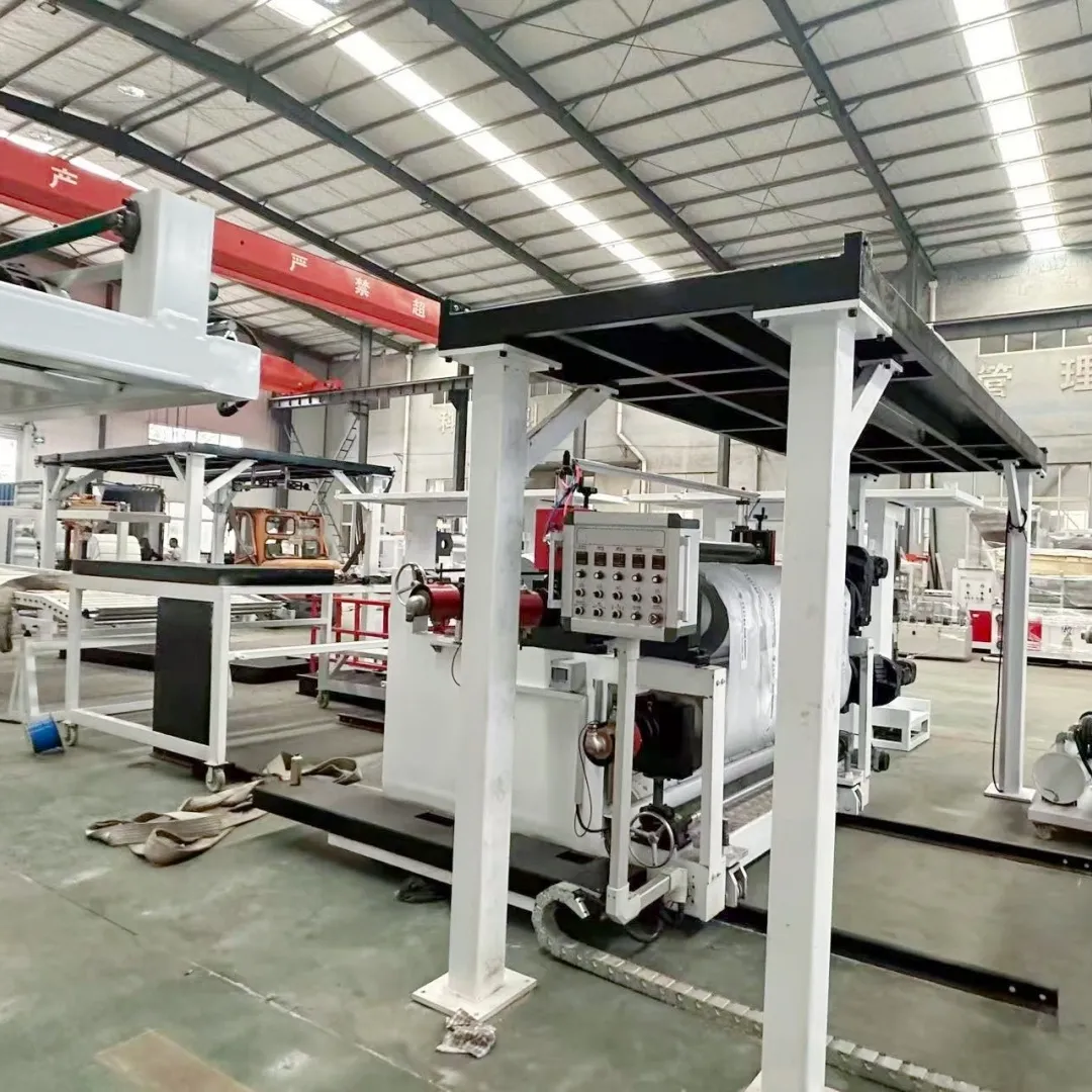 Экструзионная линия для производства линолеума – упругого  мраморного  ПВХ листа для пола