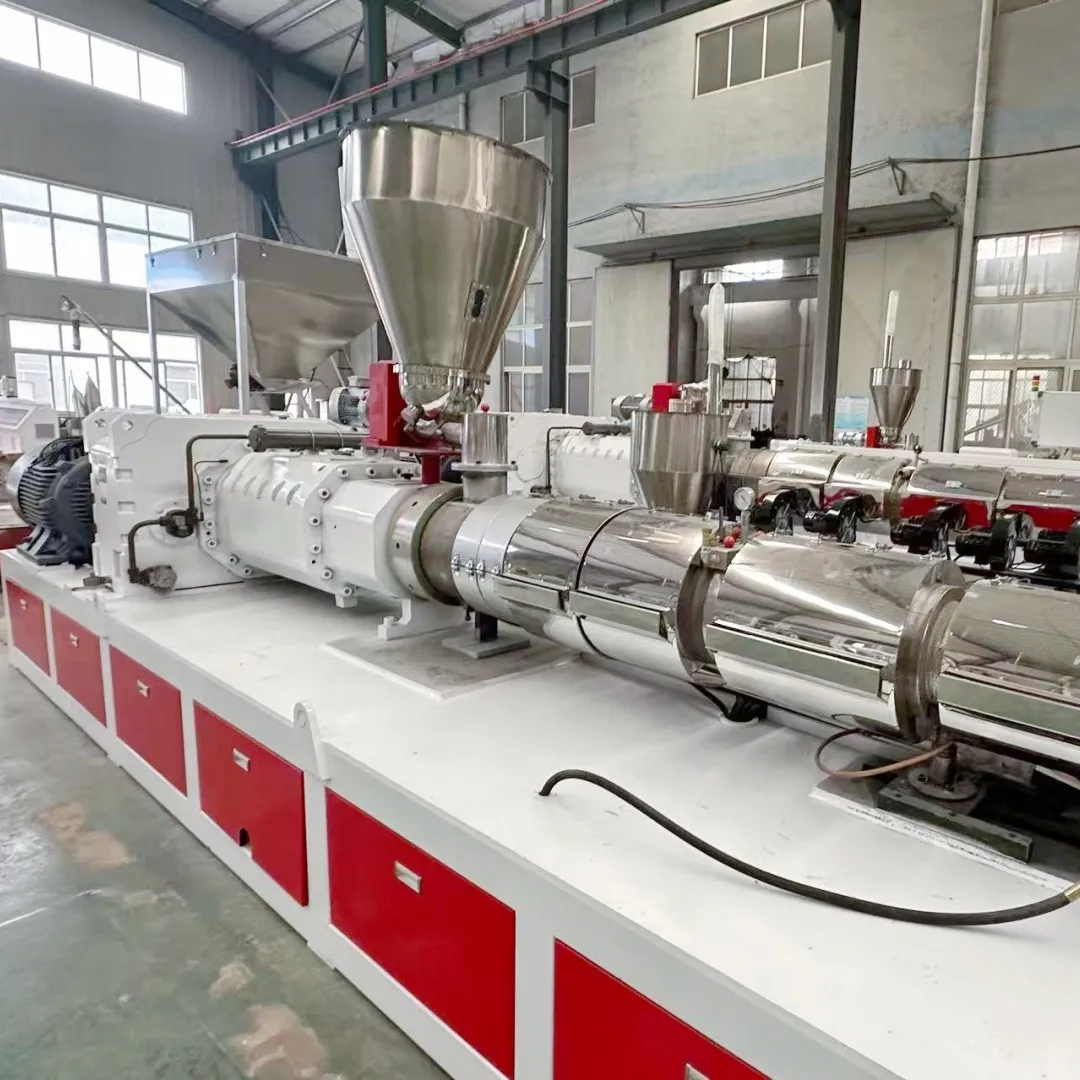 Экструзионная линия для производства линолеума – упругого  мраморного  ПВХ листа для пола