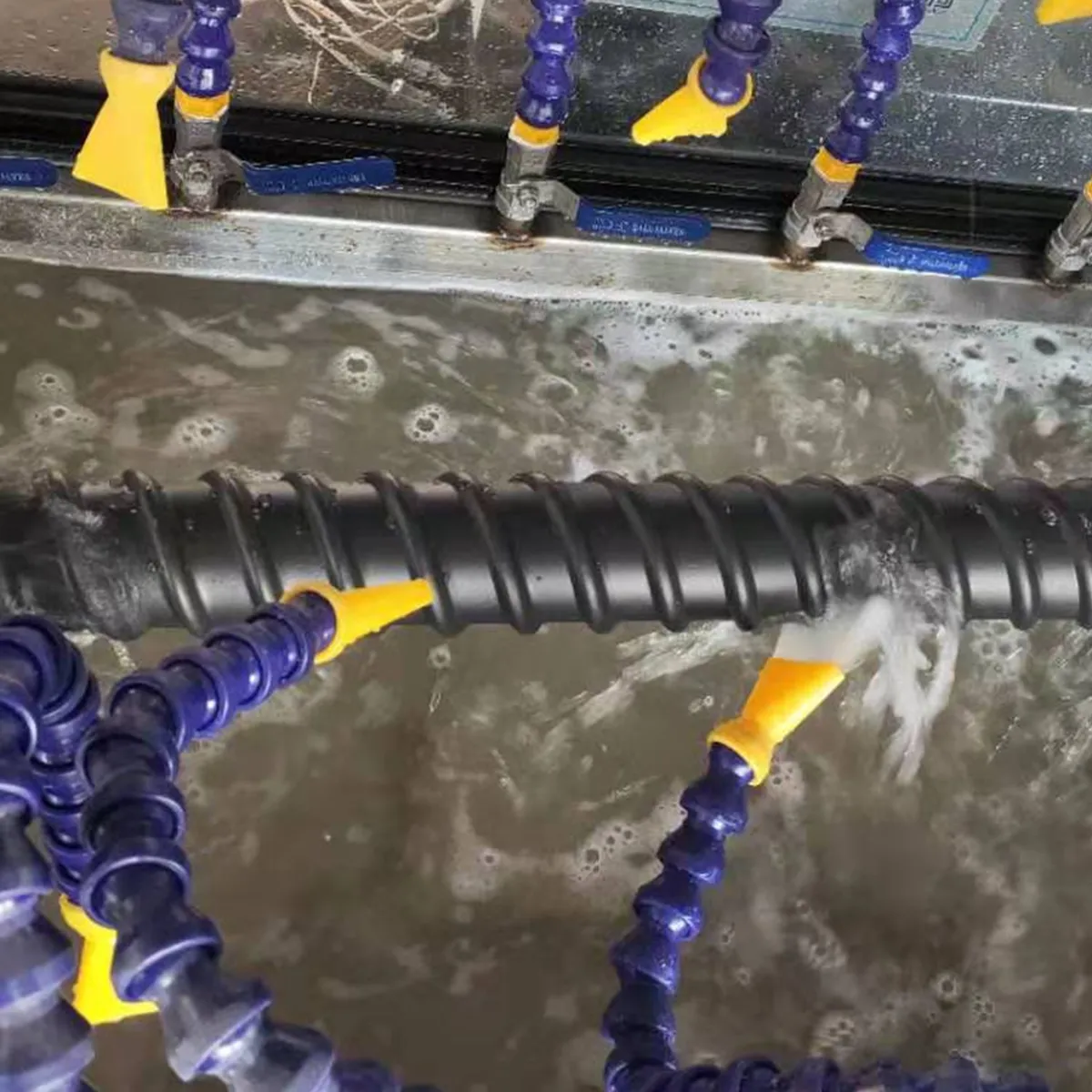 Производственная линия по производству спиральных армированных труб из ПЭ