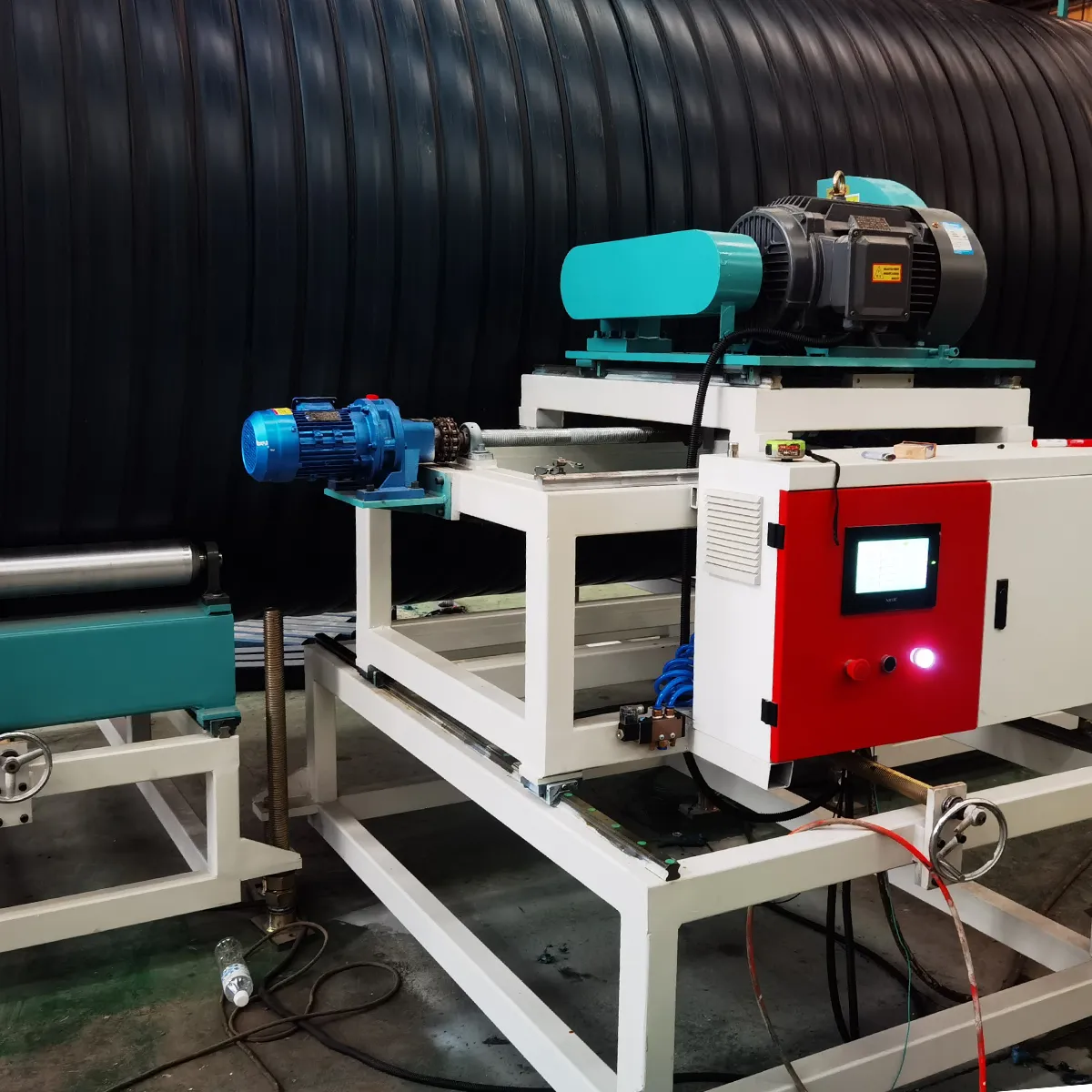 Экструзионные линии для производства спирально- навитых труб из ПНД больших диаметров