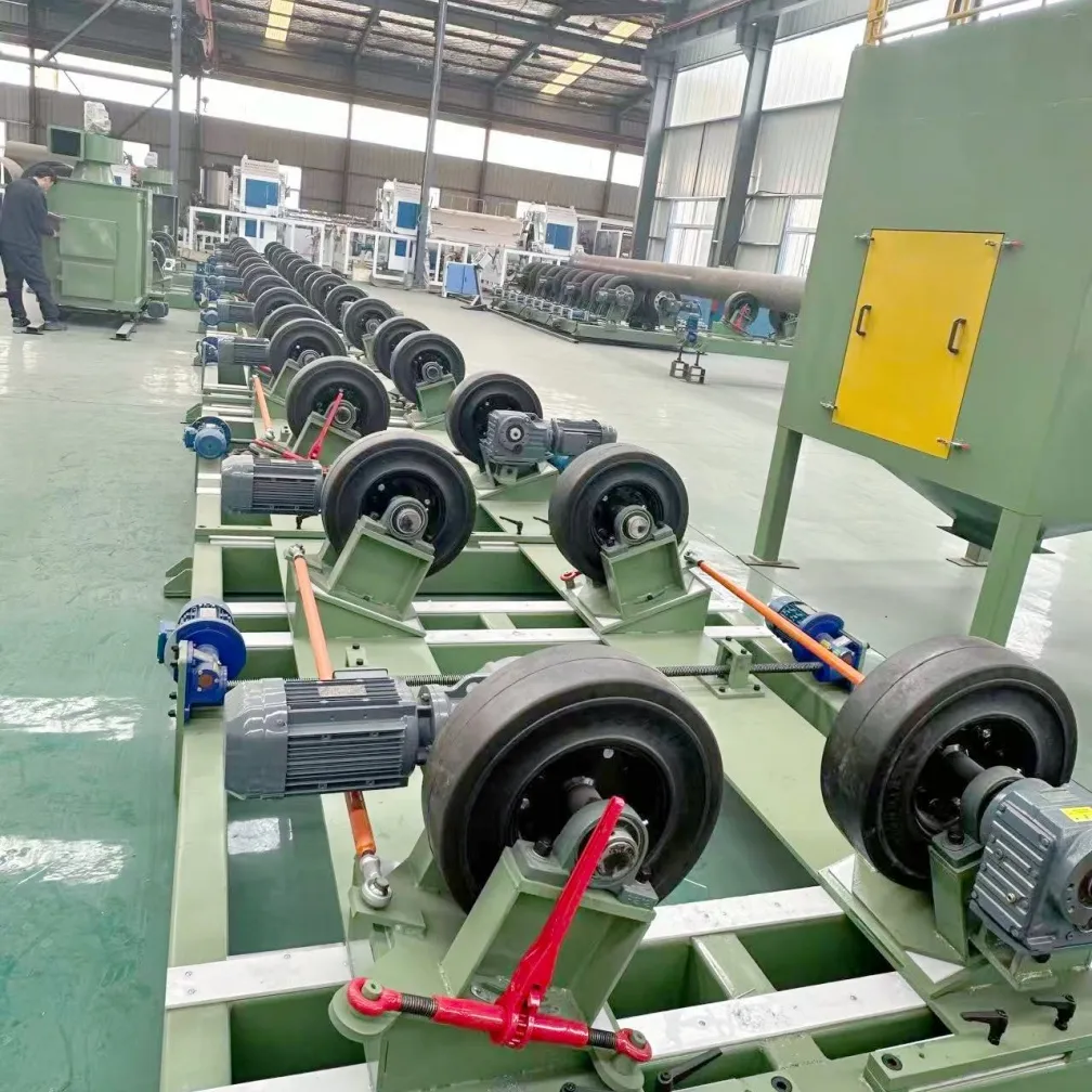 Экструзионная линия для нанесения наружной ВУС изоляции на трубы