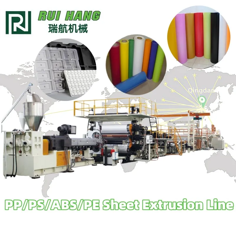 Экструзионные линии для производства листов из PE, PP, PS, ABS