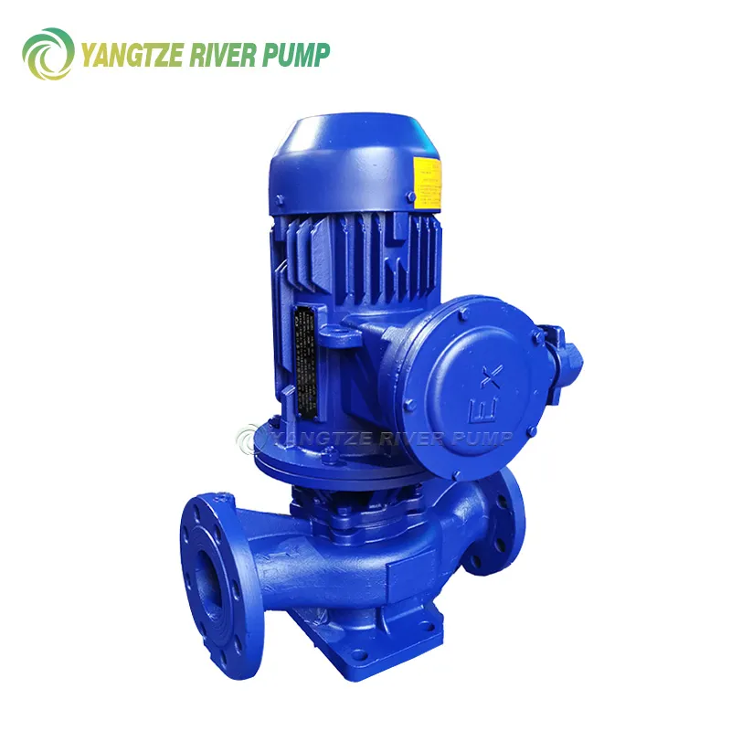 Вертикальные одноступенчатые трубопроводные центробежные насосы ISG и IHG