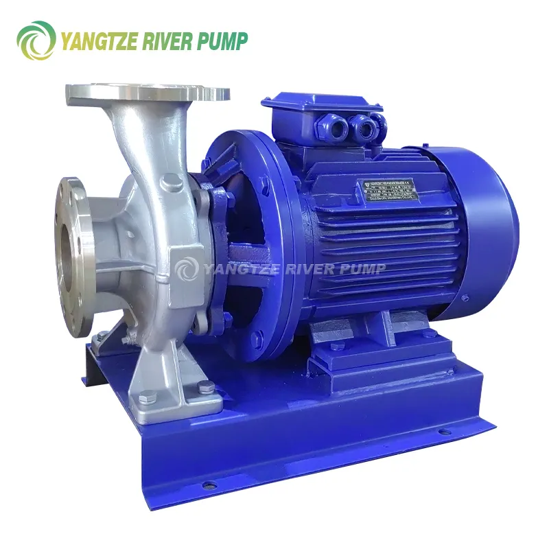 Одноступенчатые горизонтальные трубопроводные центробежные насосы ISW и ISWH