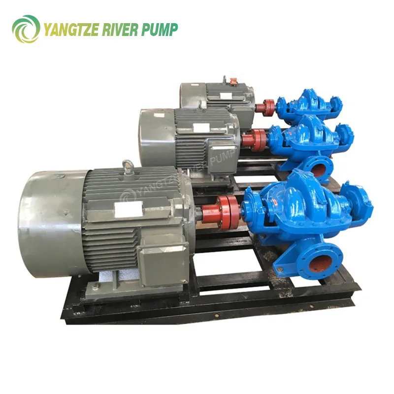 Одноступенчатые центробежные насосы двустороннего входа типа S