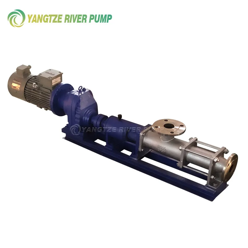 Редукторные шнековые насосы типа G