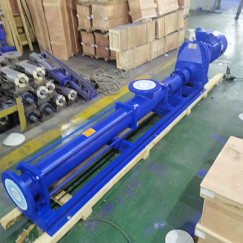 Редукторные шнековые насосы типа G