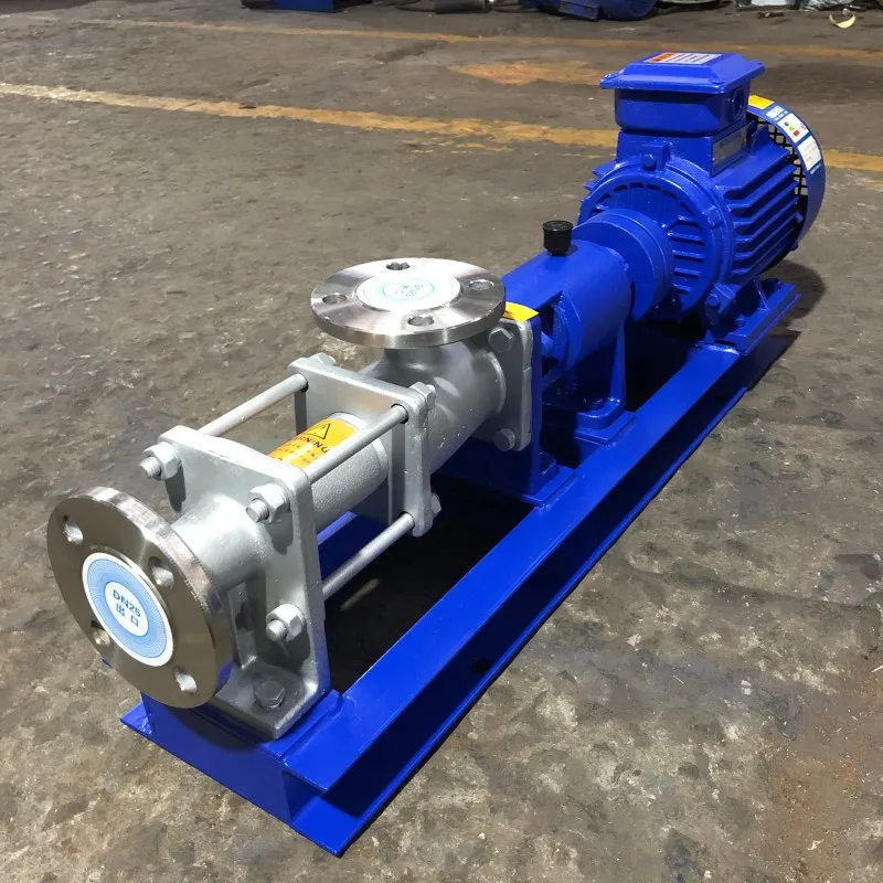 Одношнековые насосы типа G