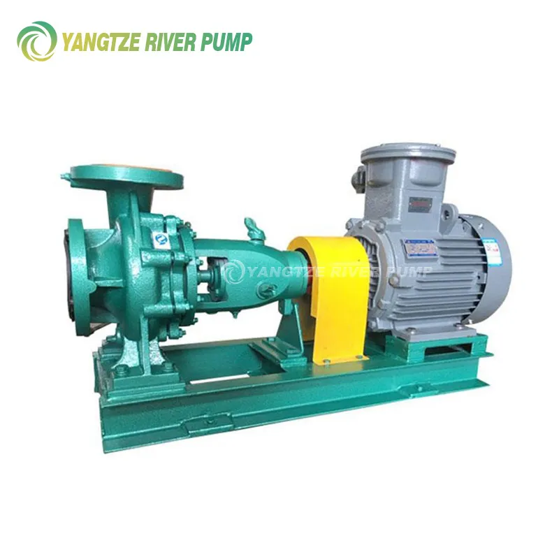 Горизонтальные химические центробежные насосы типов IS и IR