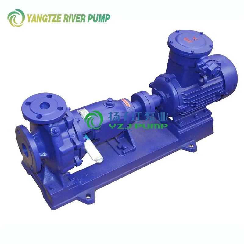 Горизонтальные химические центробежные насосы типов IS и IR