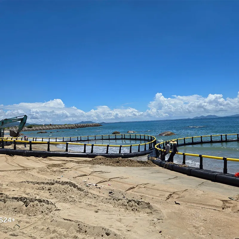 Круглые садки для морской аквакультуры