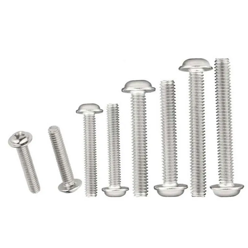 Винт с полукруглой головкой