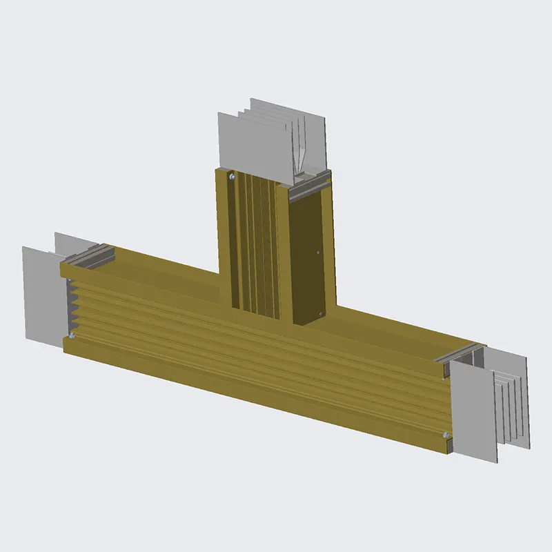 Вертикальный тройник для шинопровода