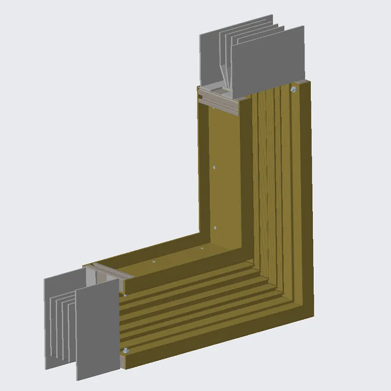 Шинопровод с вертикальным изгибом