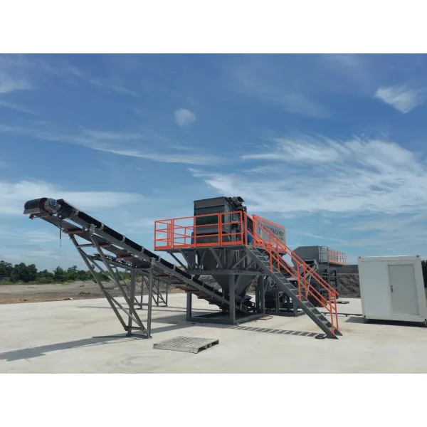 Оборудование для дробления и просеивания переработанного асфальта отправляется~~~