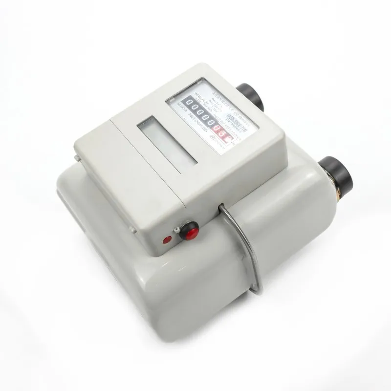 Бытовой IoT мембранный газовый счетчик со стальным корпусом
