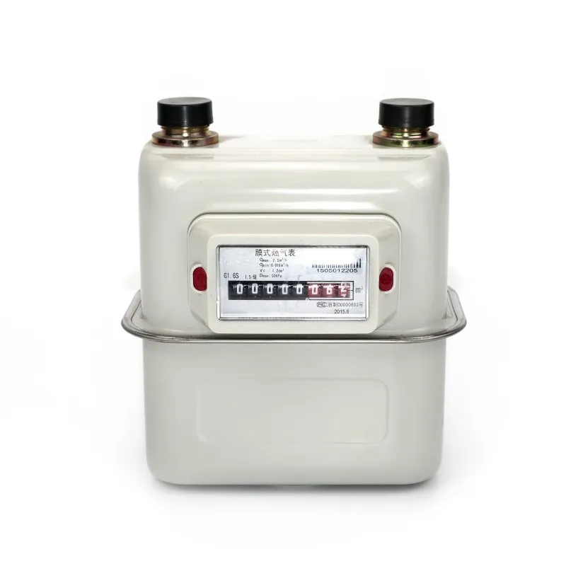 Бытовой мембранный газовый счетчик со стальным корпусом G1.6S