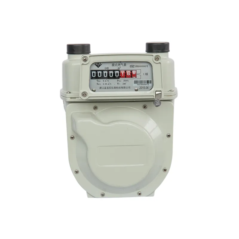 Бытовой мембранный газовый счетчик с алюминиевым корпусом G4B