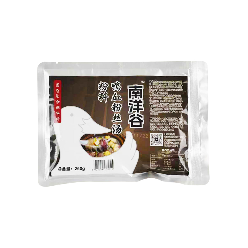 Утиный суп с кровяной колбасой и вермишелью