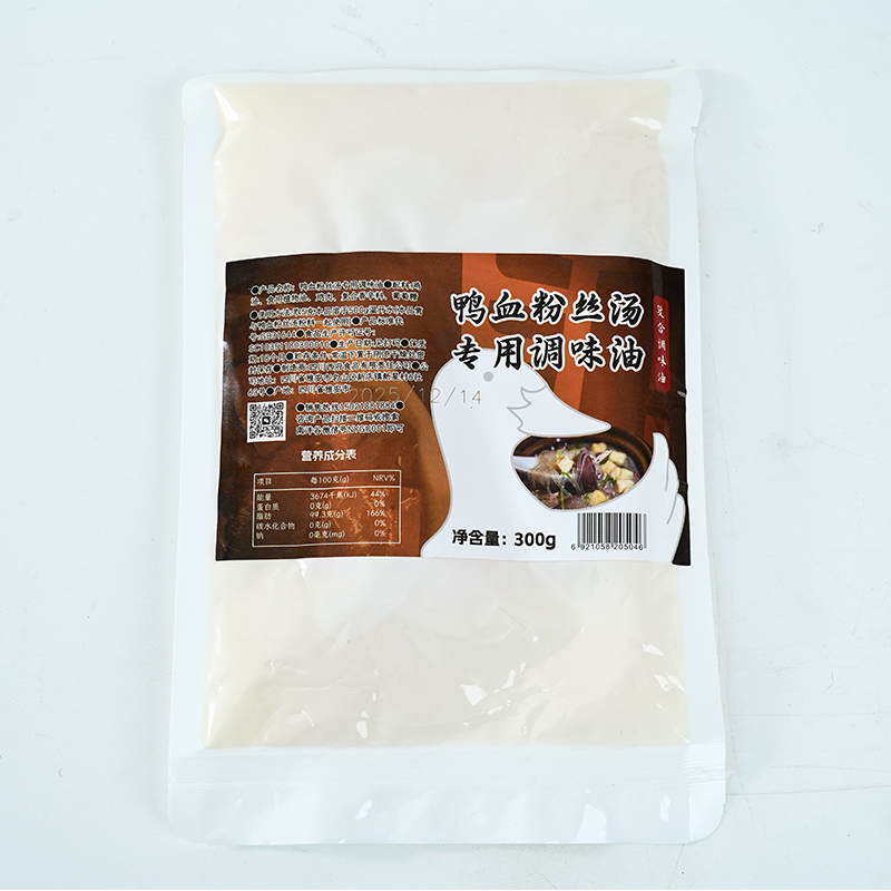 Утиный суп с кровяной колбасой и вермишелью