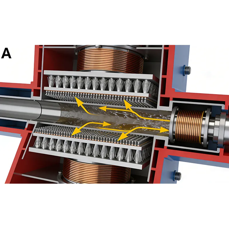 Высокоградиентный сильный магнитный сепаратор
