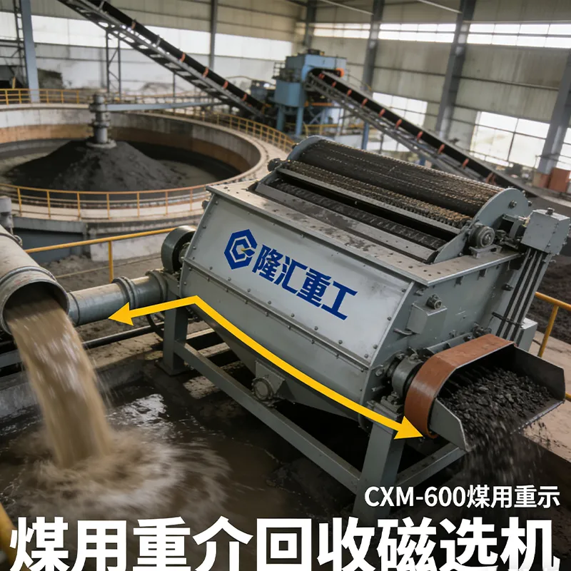 Двухбарабанный магнитный сепаратор для регенерации тяжелой среды CXM-800
