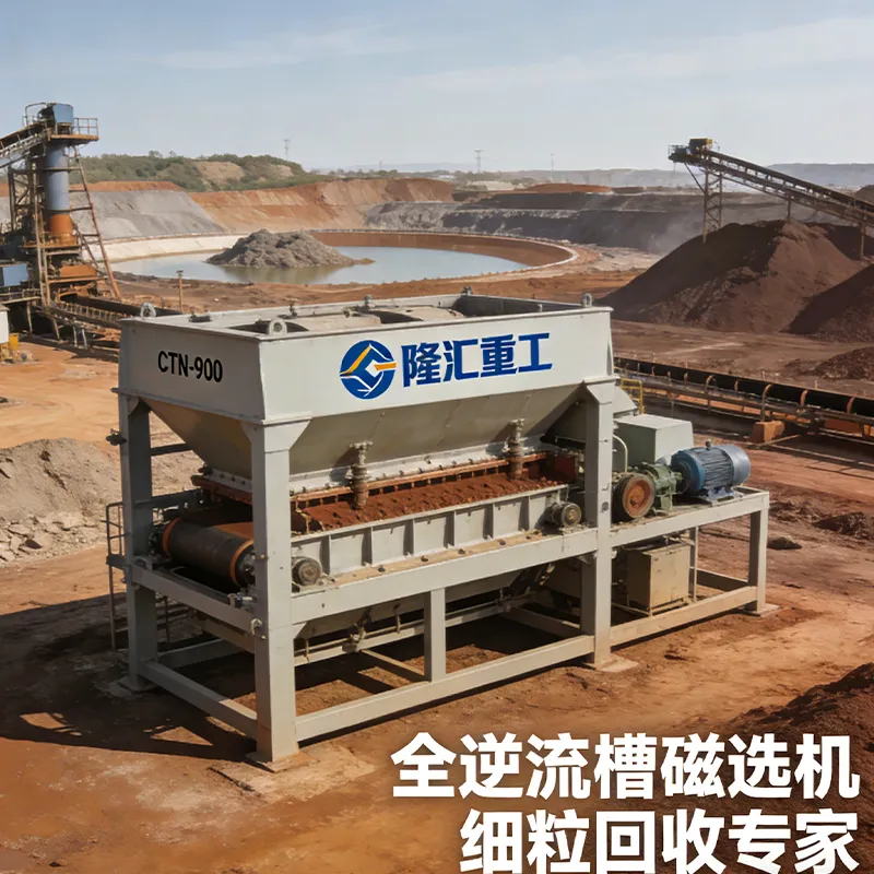 Магнитный сепаратор с прямоточным корытом CTS-600