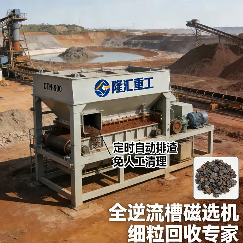 Магнитный сепаратор с прямоточным корытом CTS-600