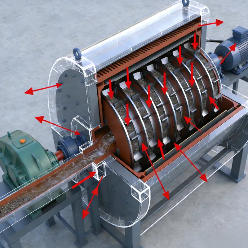 Мокрый магнитный сепаратор
