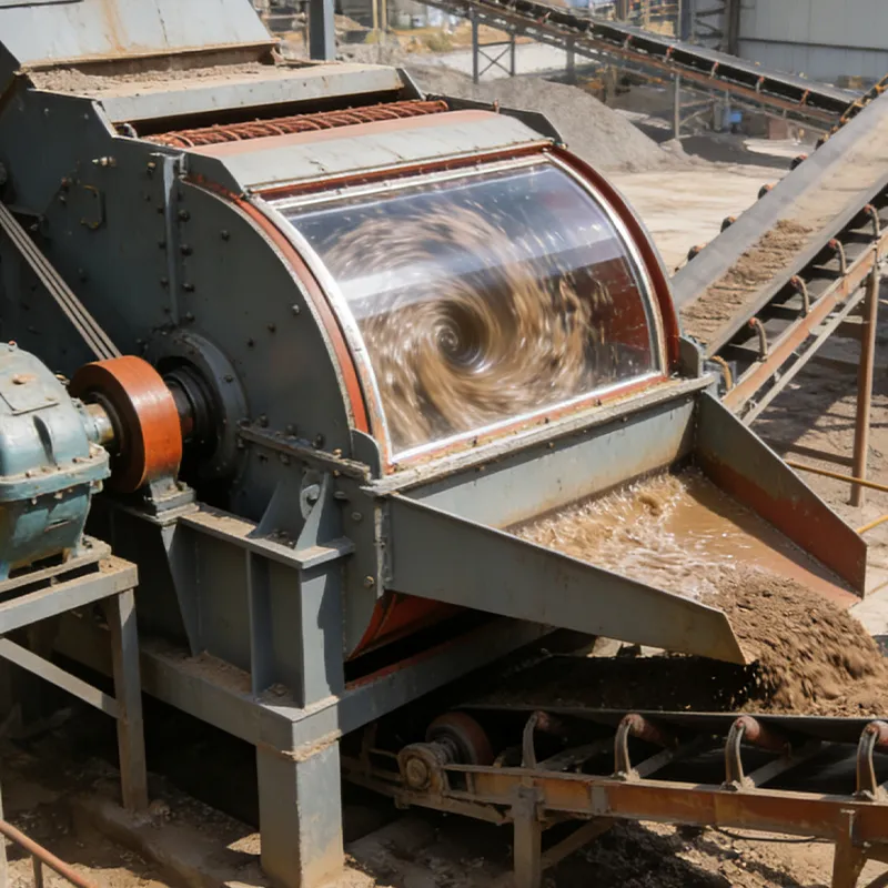 Мокрый магнитный сепаратор