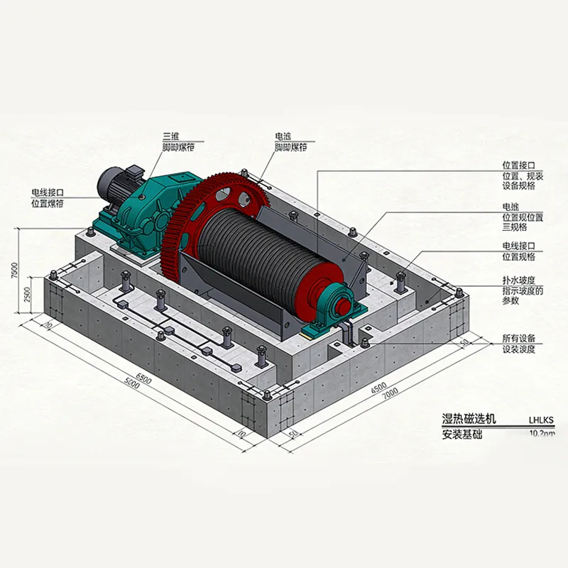 Мокрый магнитный сепаратор