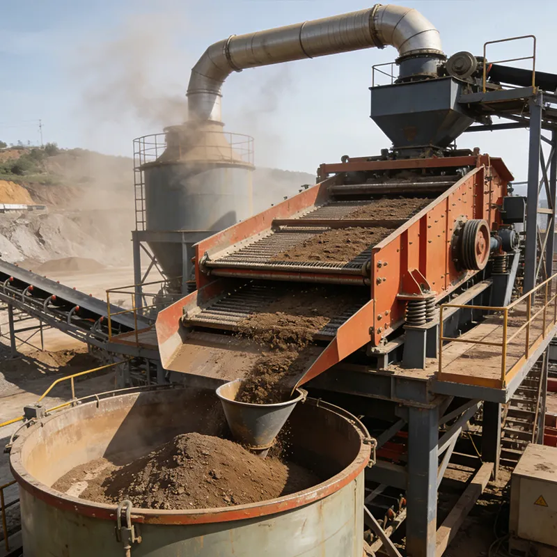 Обезвоживающий вибрационный грохот