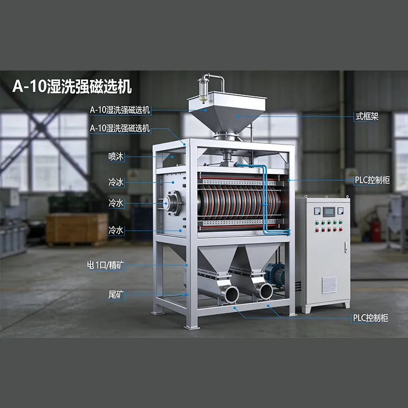 Специализированный магнитный сепаратор для регенерации хвостов